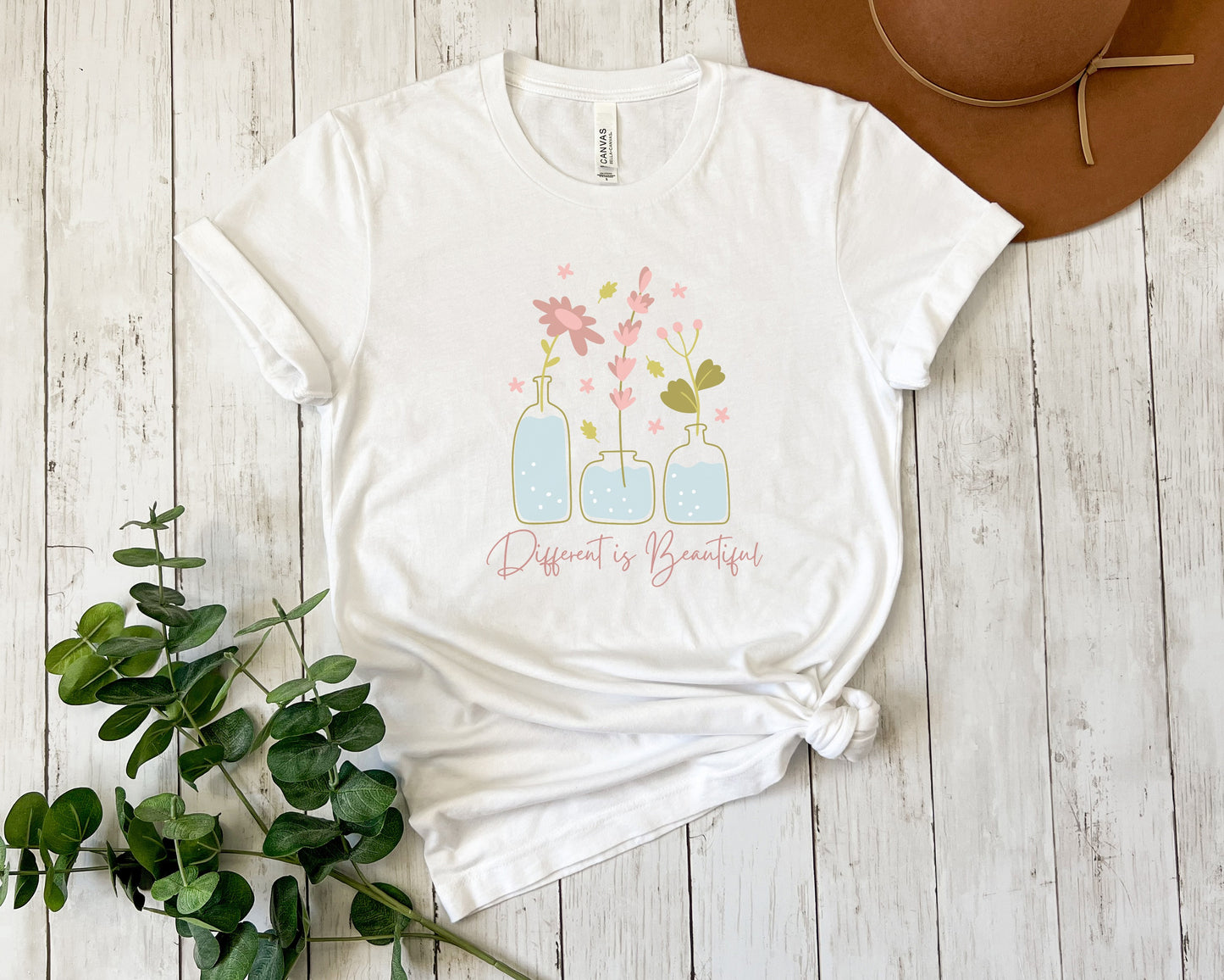 Different is Beautiful, Inspirational T-shirt