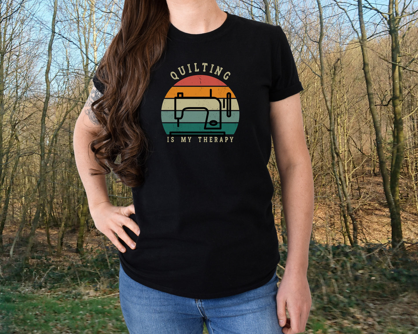 Quilting is my Therapy T-shirt