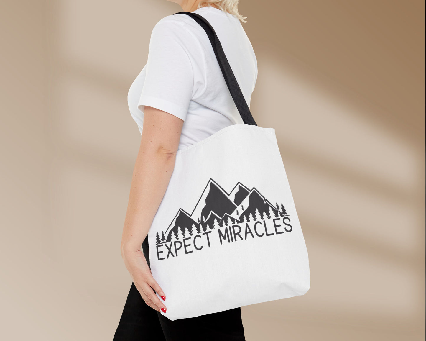 Expect Miracles Tote Bag