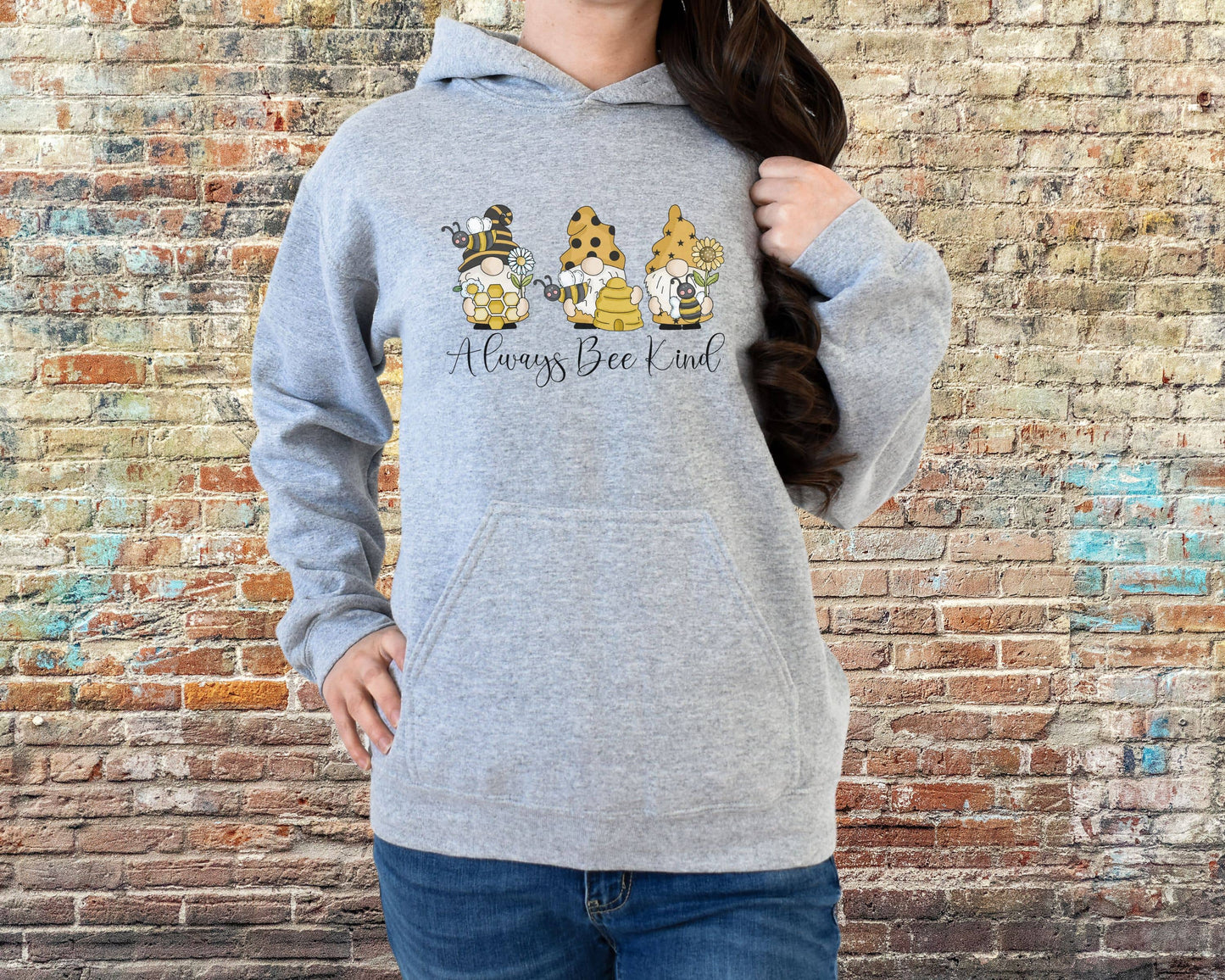 Always Bee Kind Gnome Hoodie