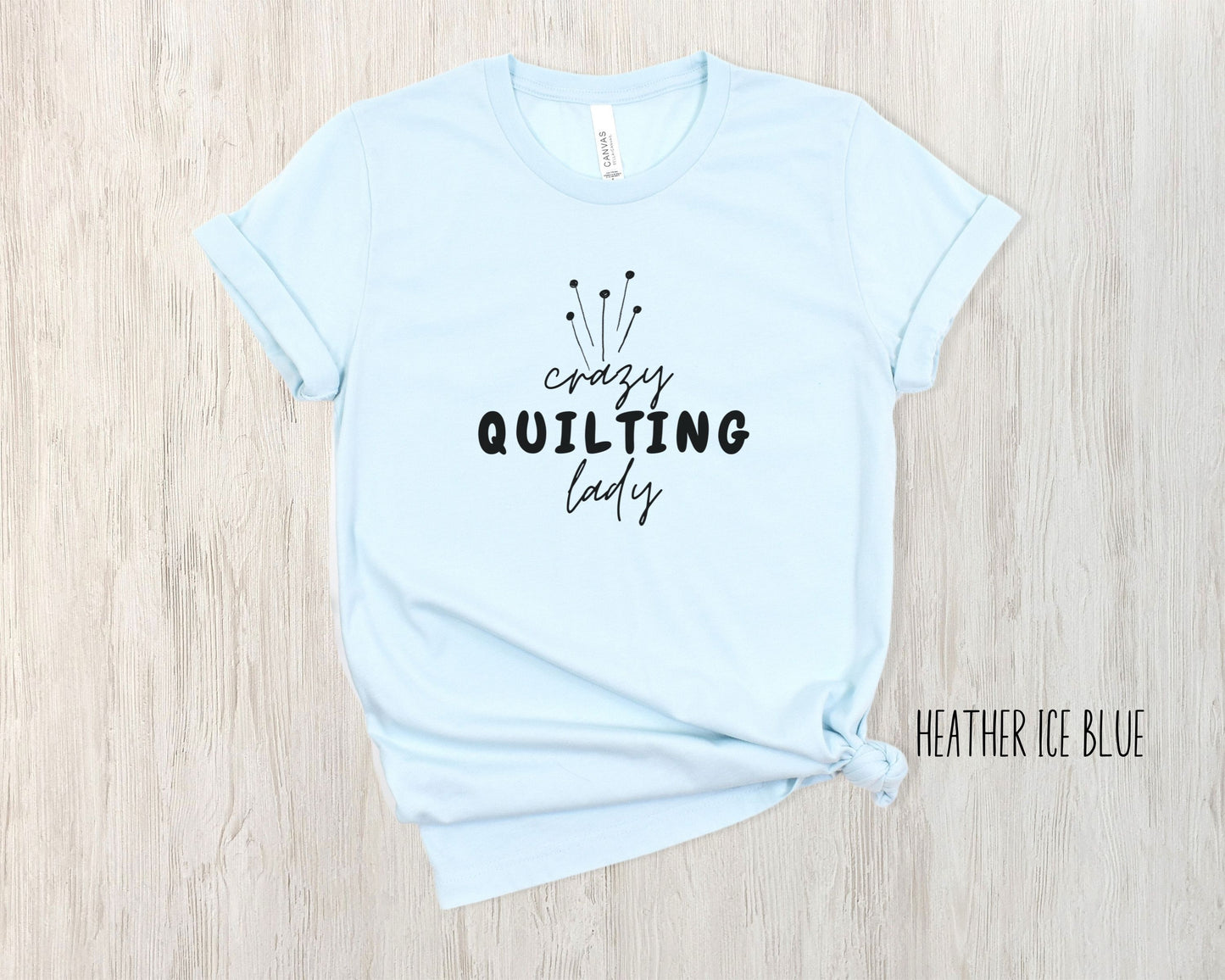 Crazy Quilting Lady T-shirt