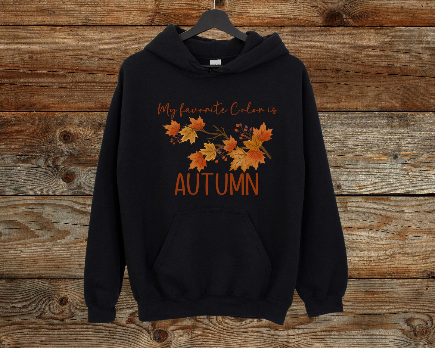 Fall Floral Sweatshirt My Favorite Color is Autumn