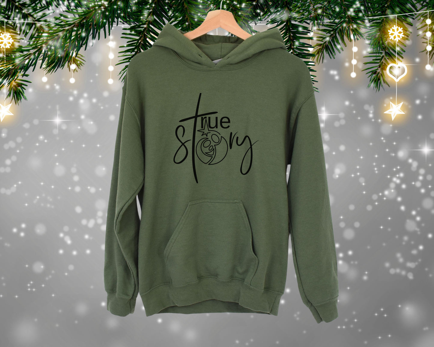 True Story, Christian Christmas Hoodie
