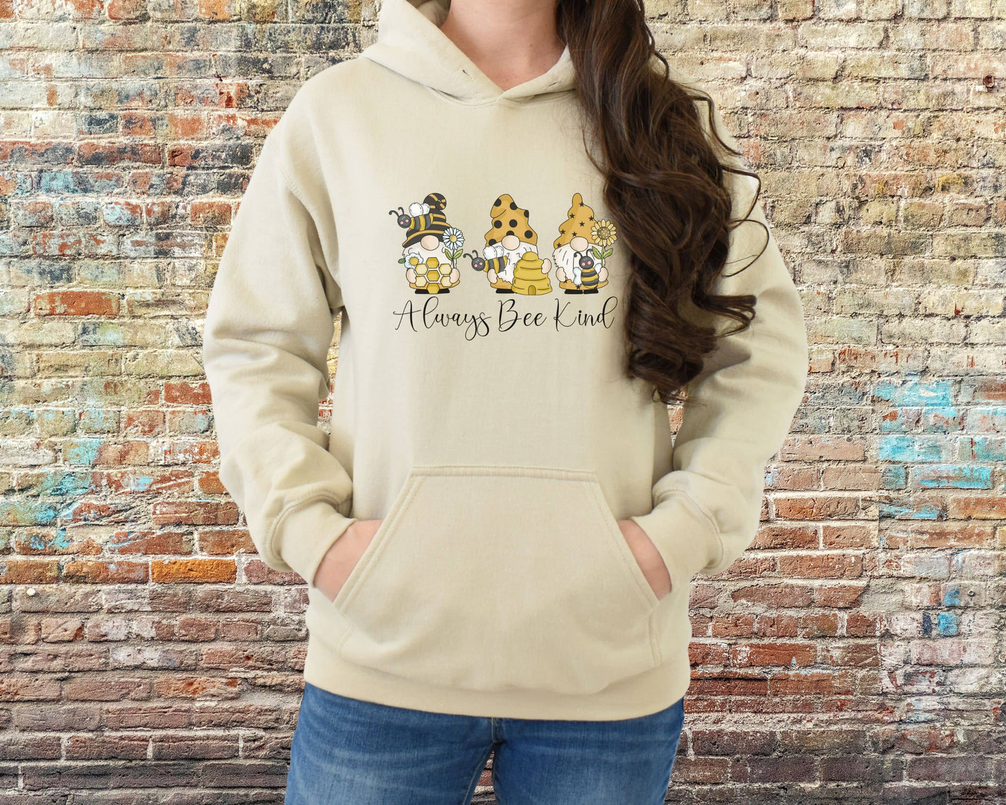 Always Bee Kind Gnome Hoodie