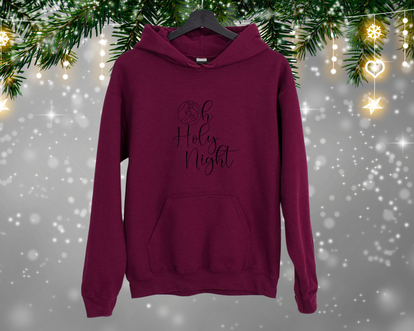 Oh Holy Night Christmas Hoodie