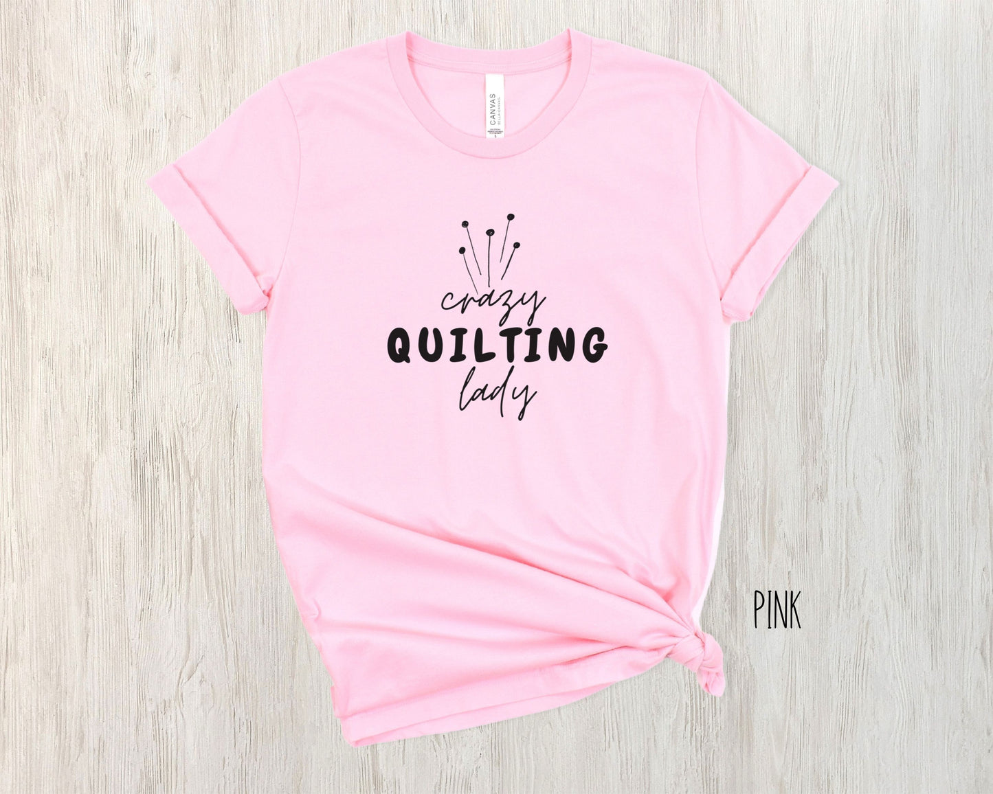 Crazy Quilting Lady T-shirt