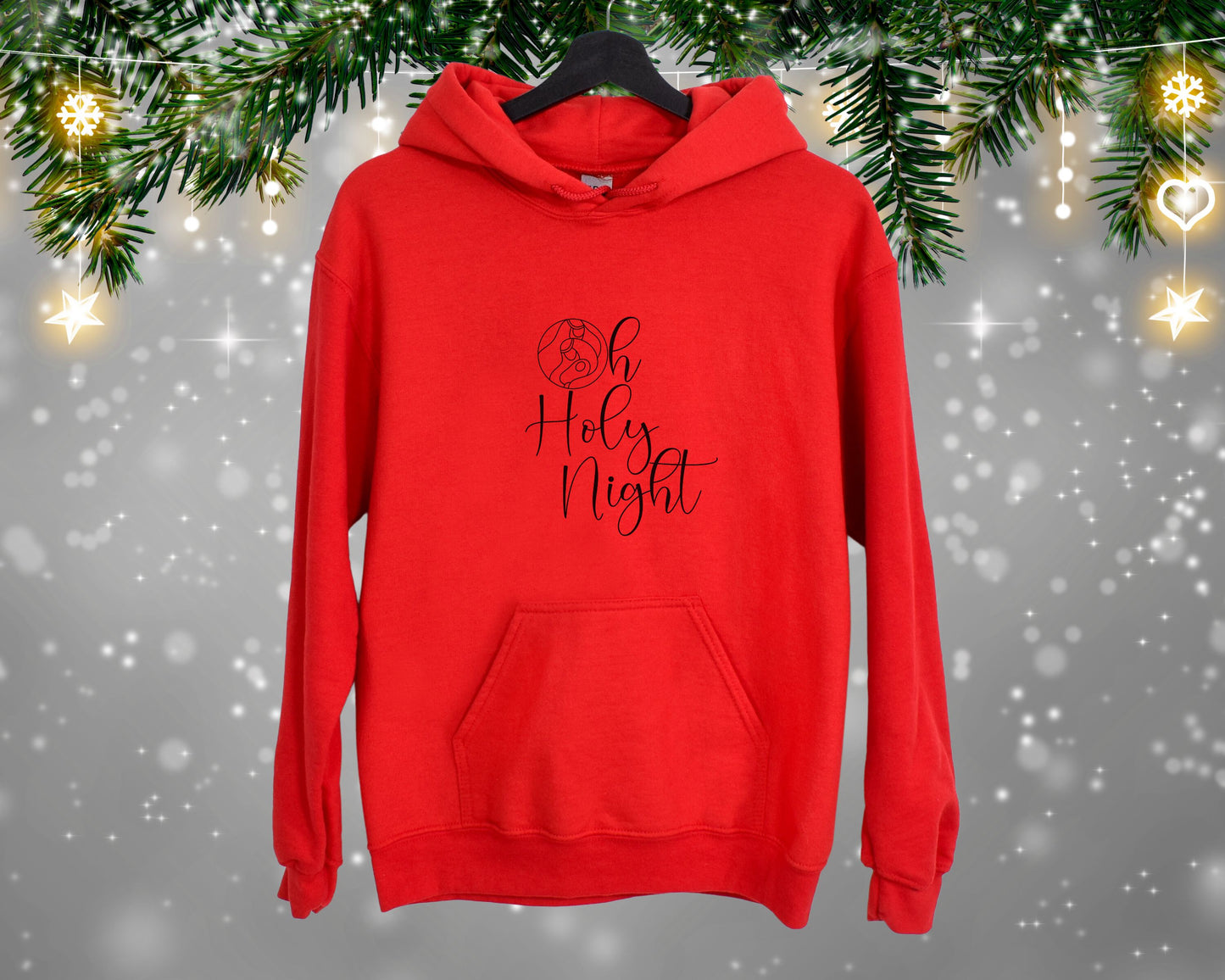 Oh Holy Night Christmas Hoodie