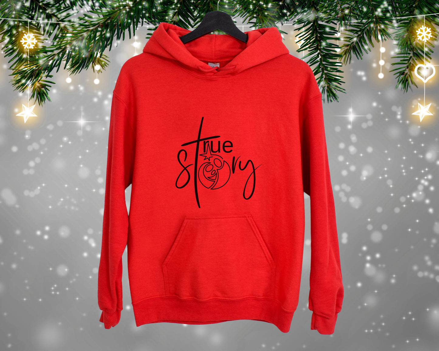 True Story, Christian Christmas Hoodie