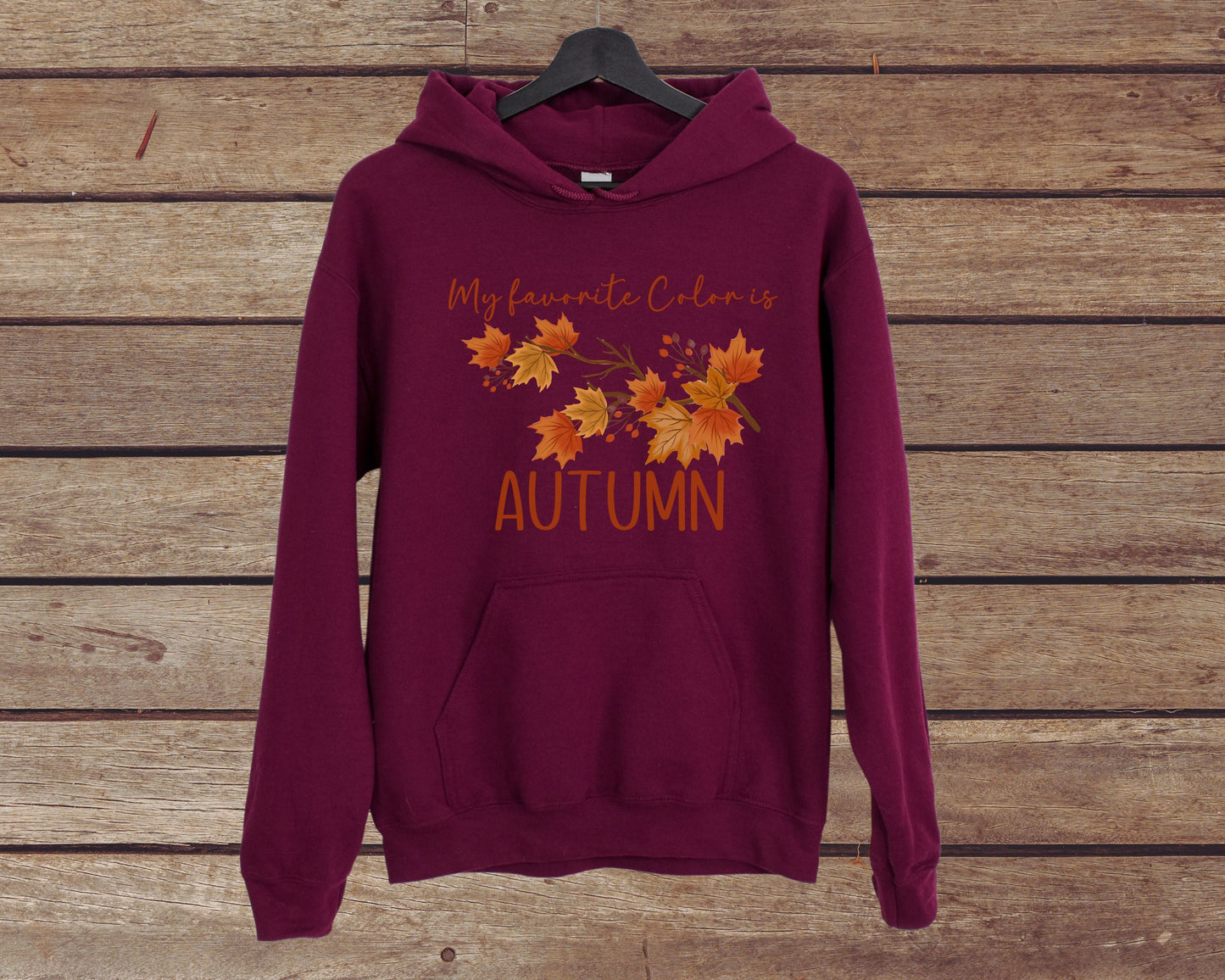 Fall Floral Sweatshirt My Favorite Color is Autumn