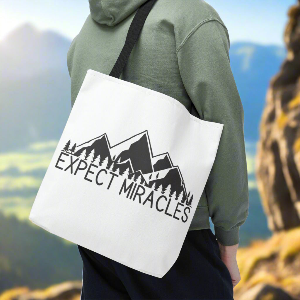Expect Miracles Tote Bag
