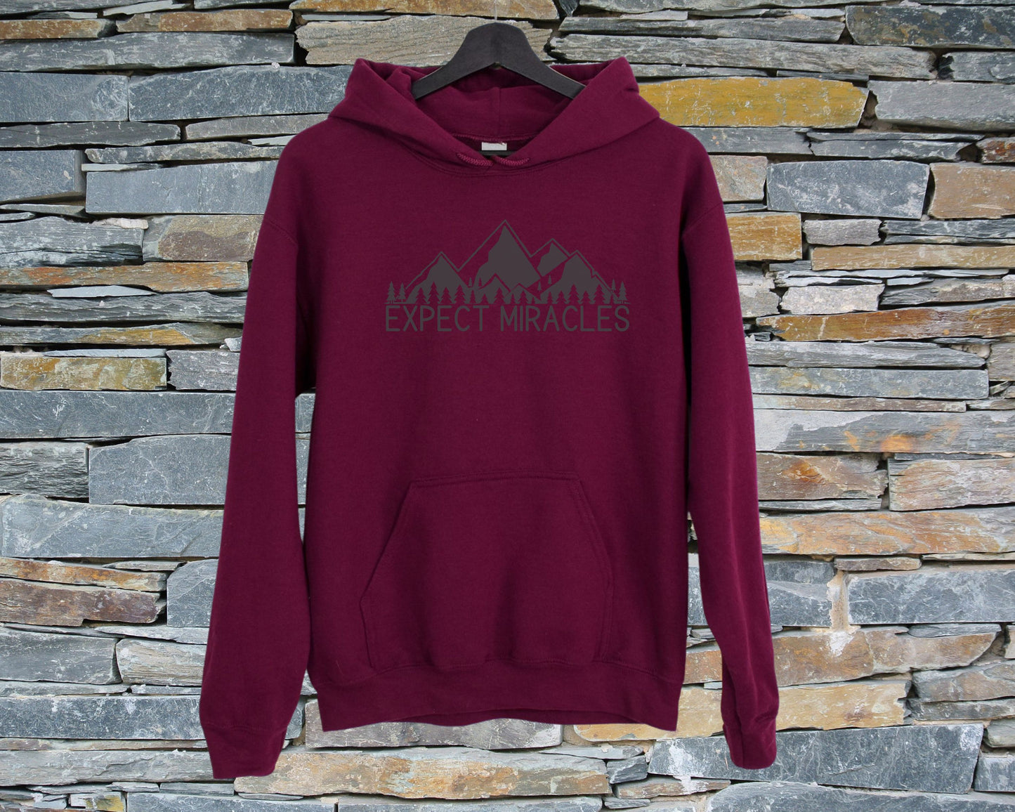 Expect Miracles Inspirational Hoodie