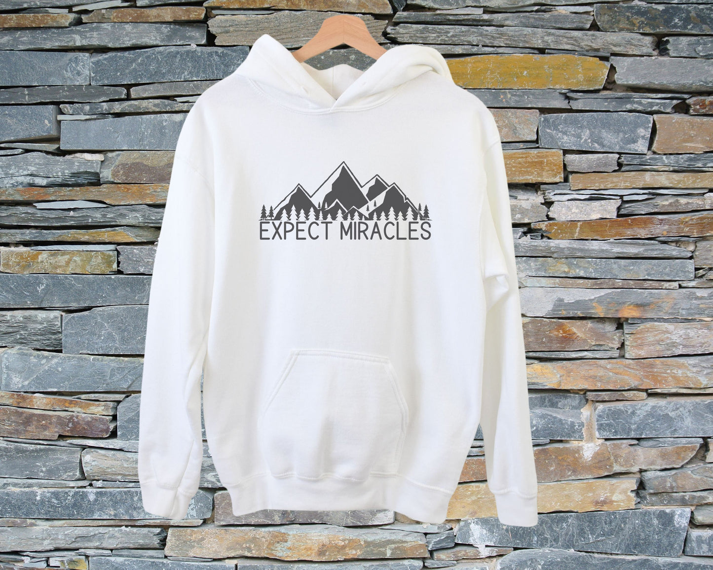Expect Miracles Inspirational Hoodie