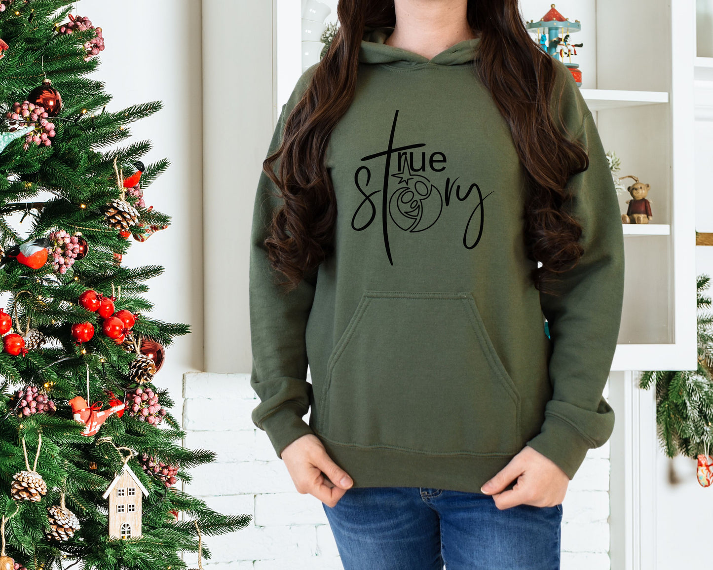 True Story, Christian Christmas Hoodie
