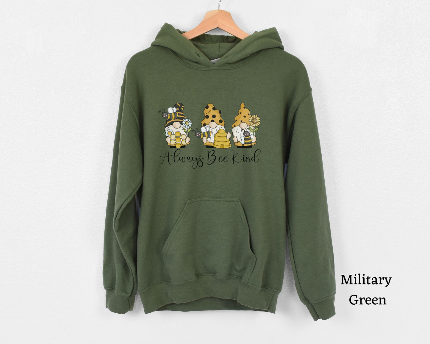 Always Bee Kind Gnome Hoodie