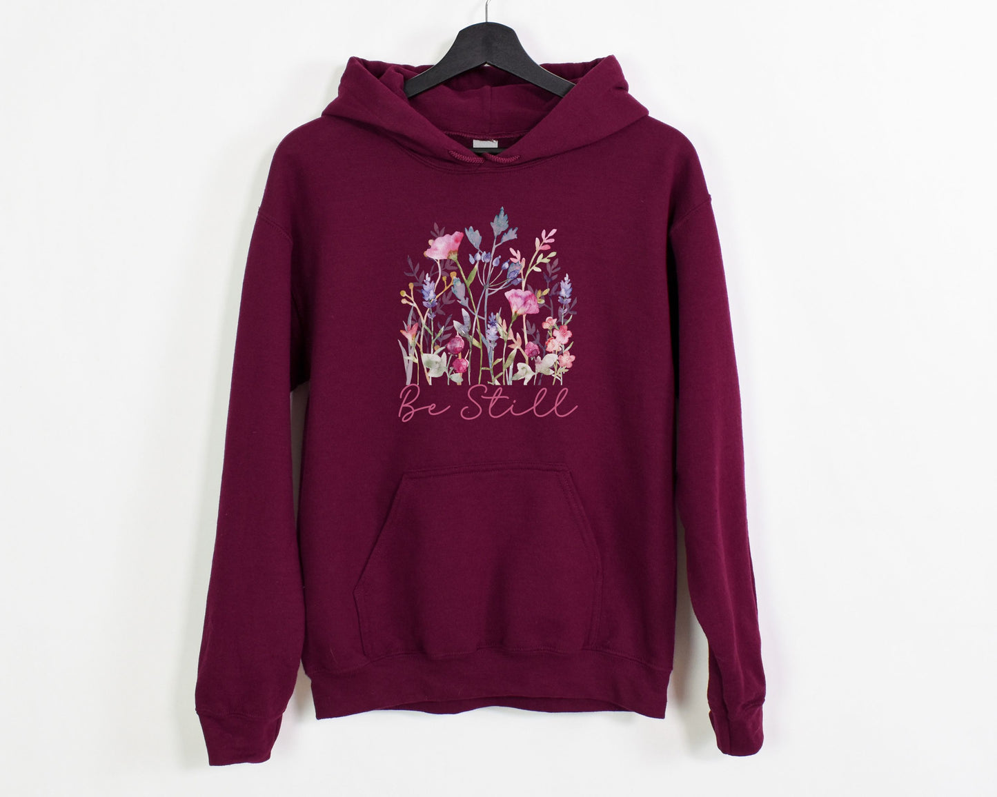 Be Still, Floral Hoodie