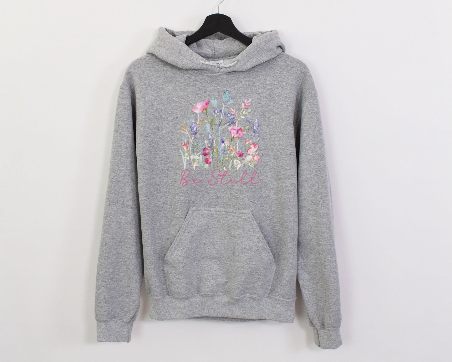 Be Still, Floral Hoodie