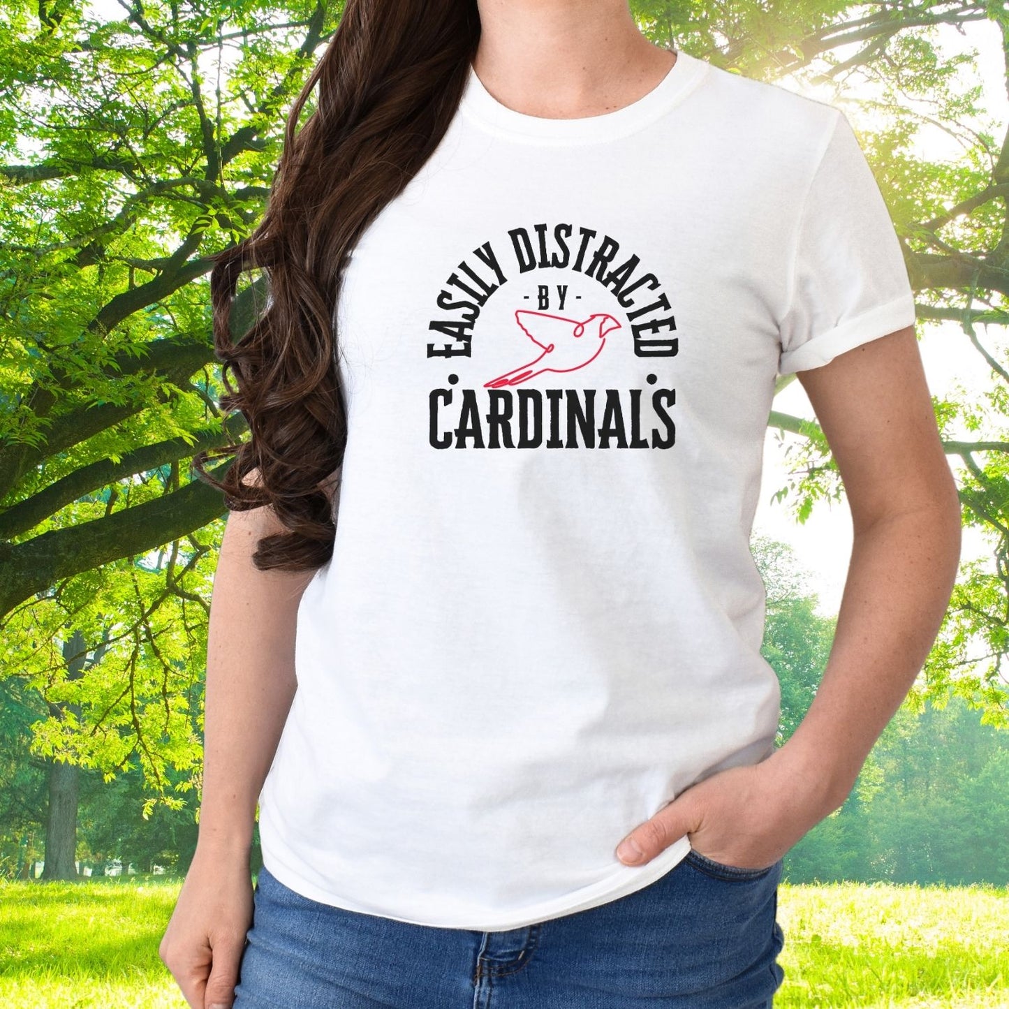 Easily Distracted By Cardinals Tee
