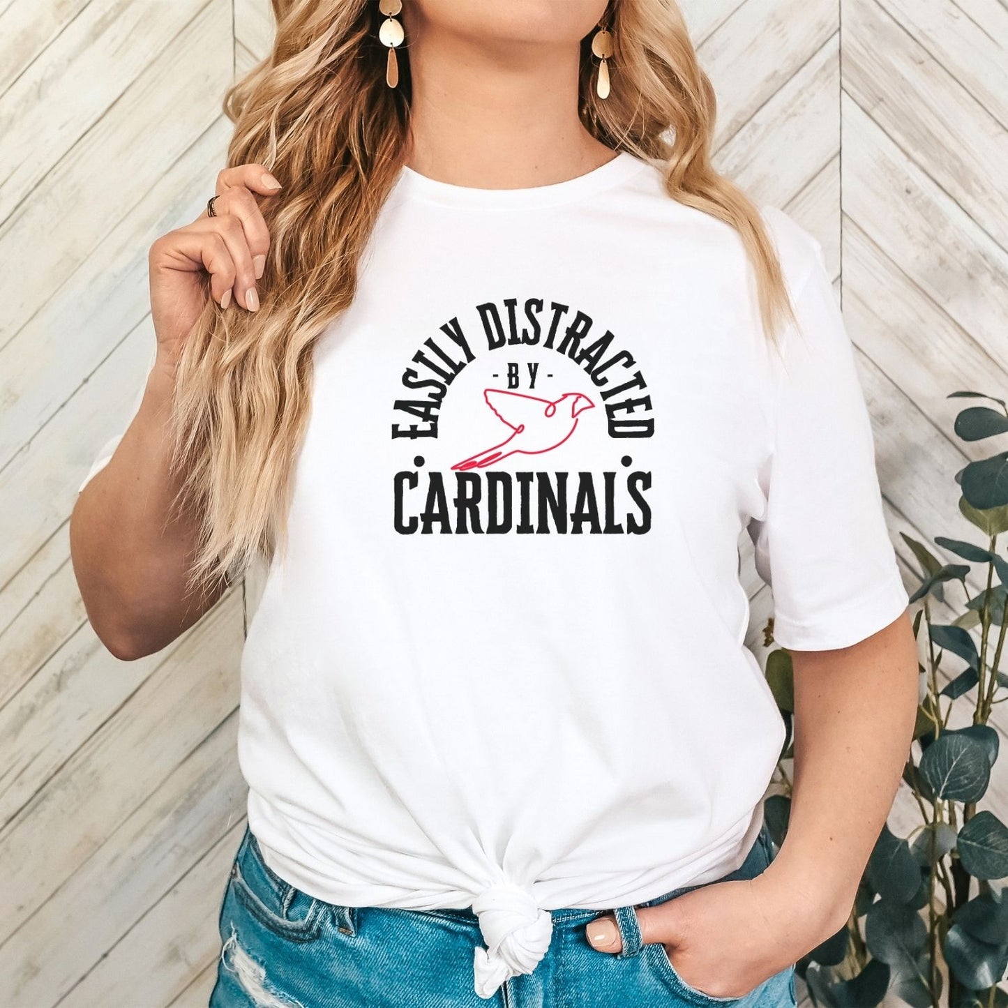Easily Distracted By Cardinals Tee