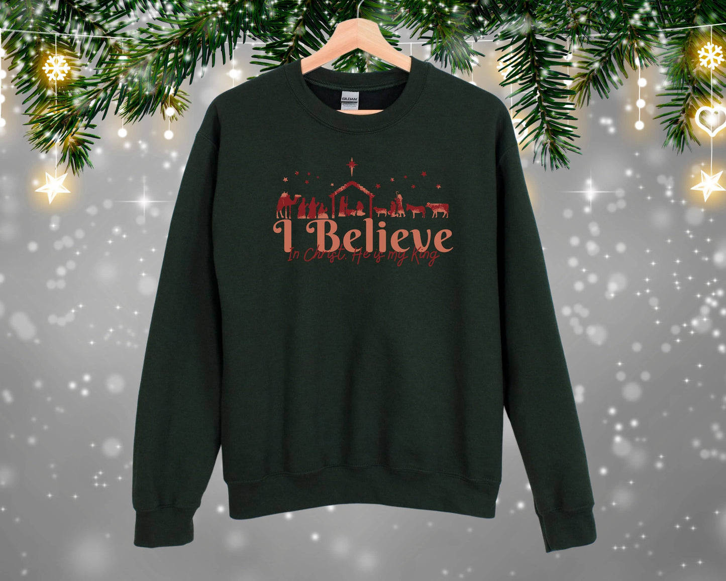 I Believe, Spirit of Christmas Crewneck Sweatshirt