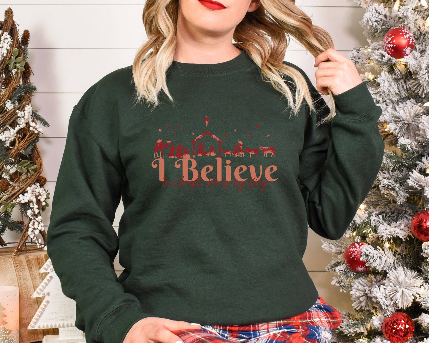 I Believe, Spirit of Christmas Crewneck Sweatshirt
