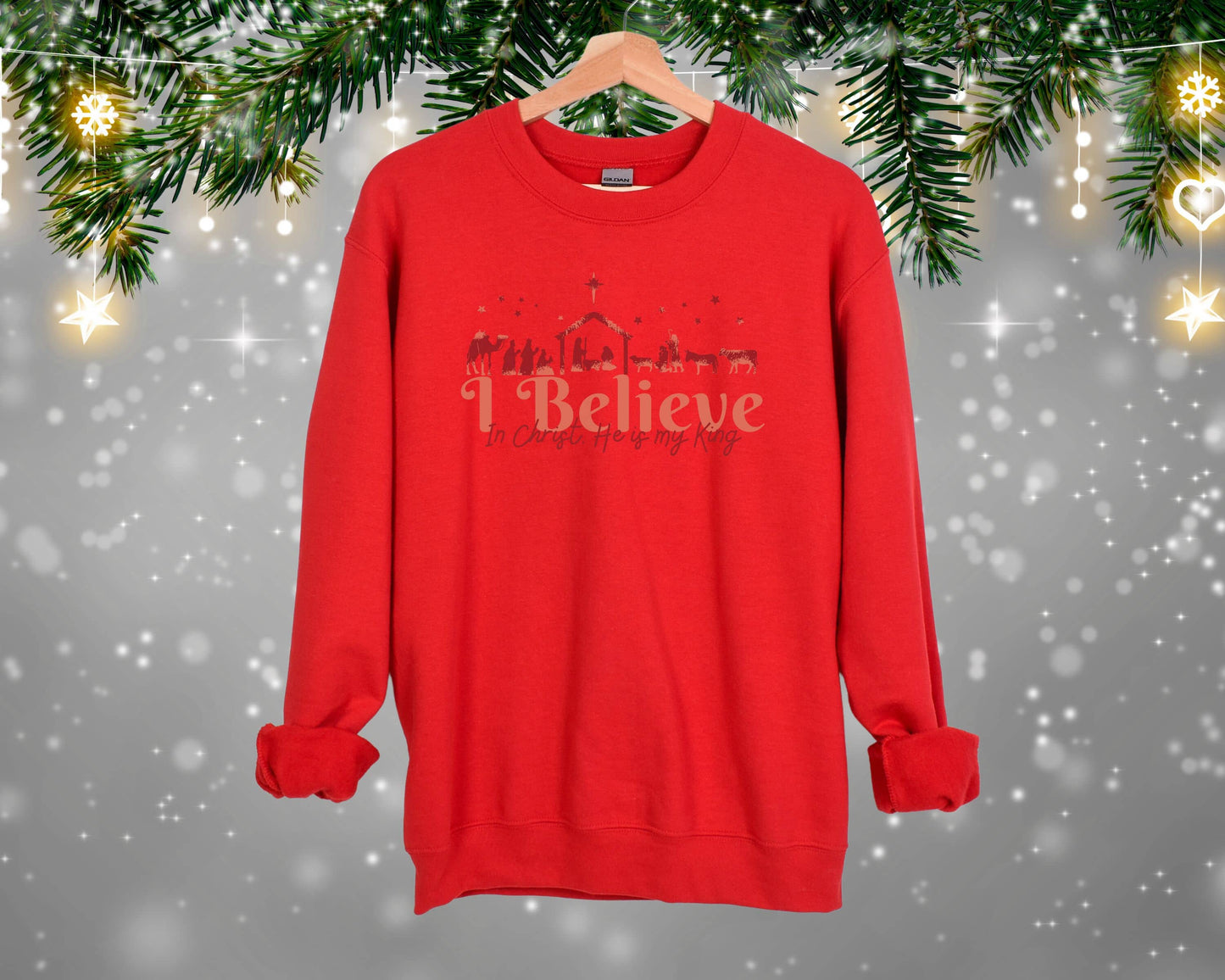 I Believe, Spirit of Christmas Crewneck Sweatshirt