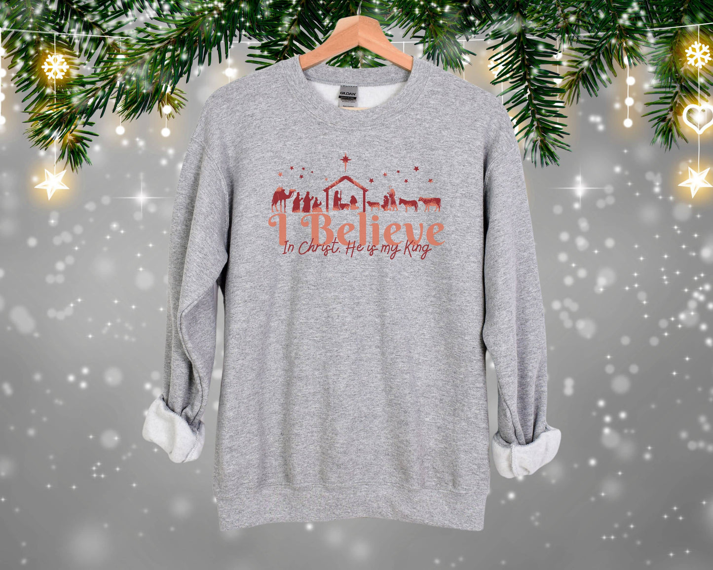 I Believe, Spirit of Christmas Crewneck Sweatshirt