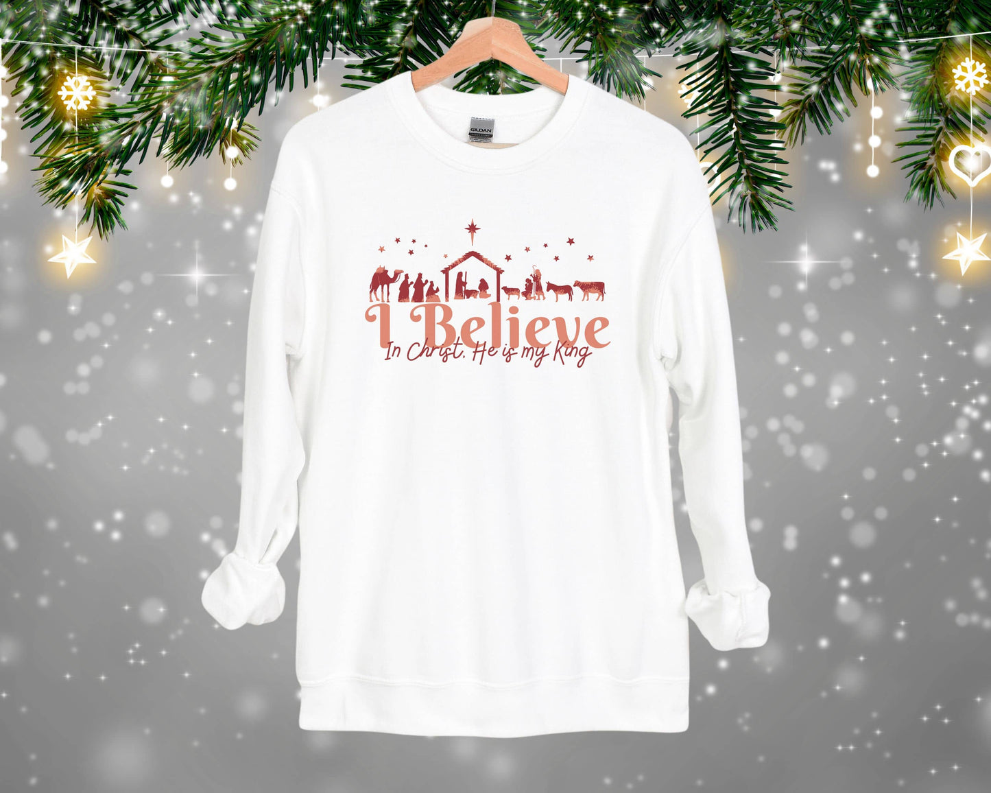I Believe, Spirit of Christmas Crewneck Sweatshirt