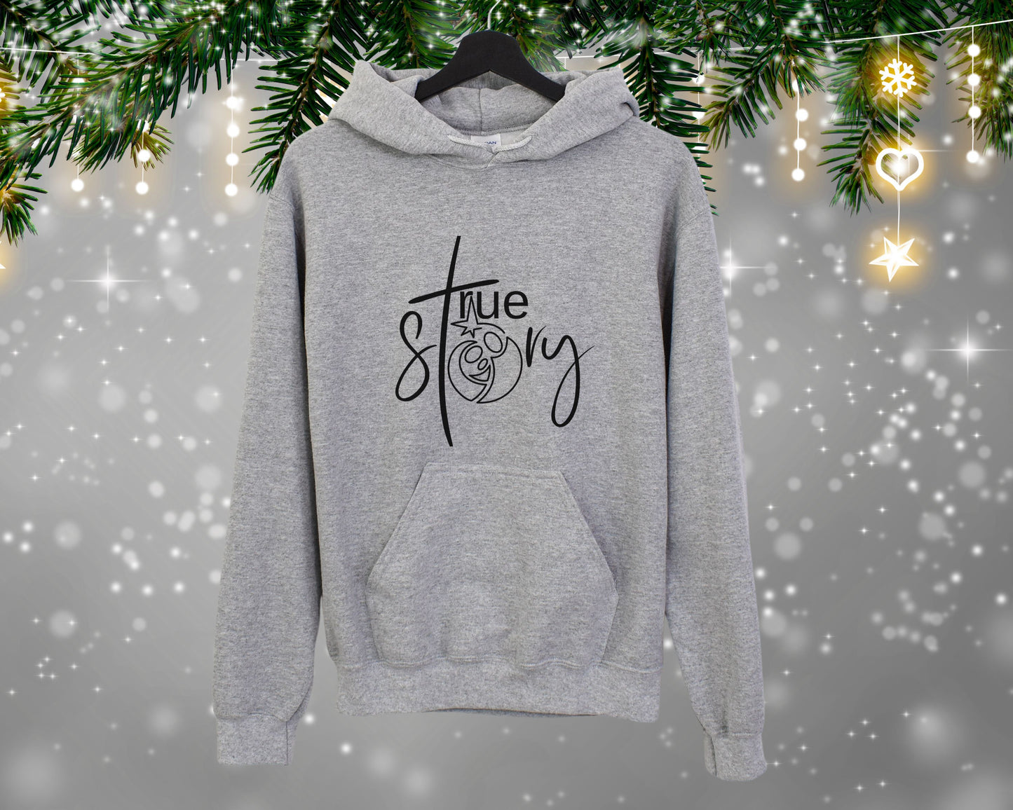 True Story, Christian Christmas Hoodie
