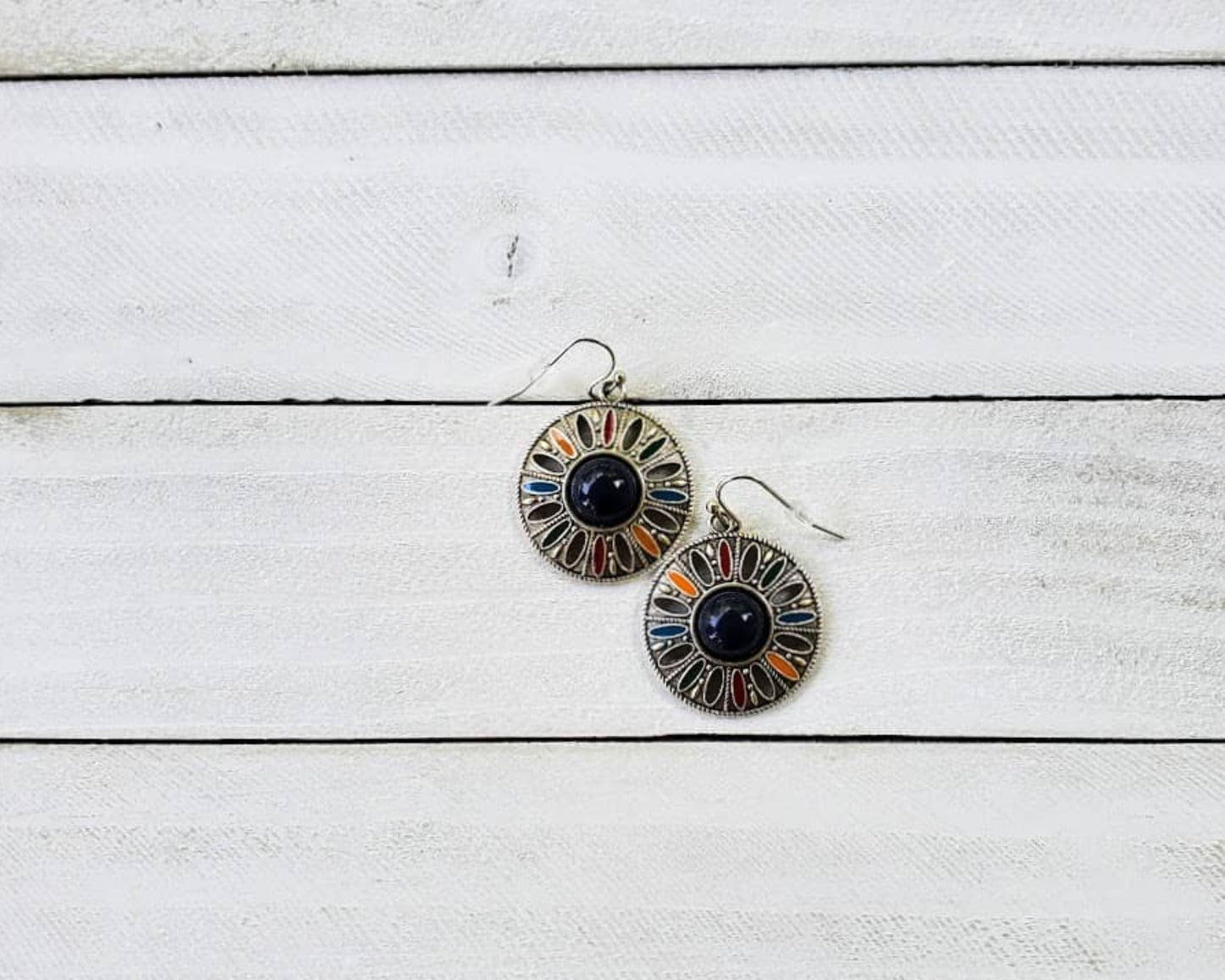 Round Boho Earrings