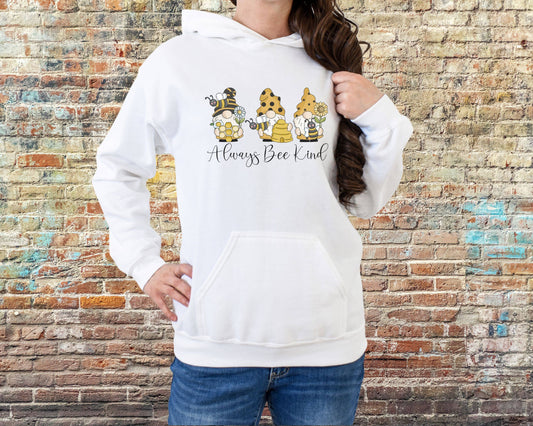 Always Bee Kind Gnome Hoodie