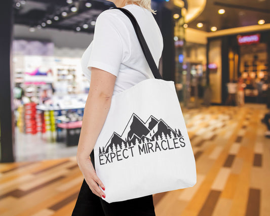 Expect Miracles Tote Bag