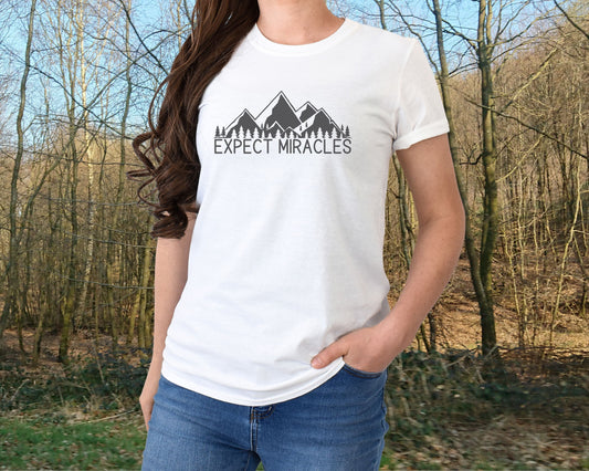 Expect Miracles Tee- Christian Unisex T-Shirt