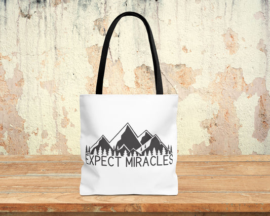 Expect Miracles Tote Bag